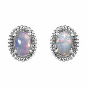 Ethiopian Welo Opal Earrings Studs